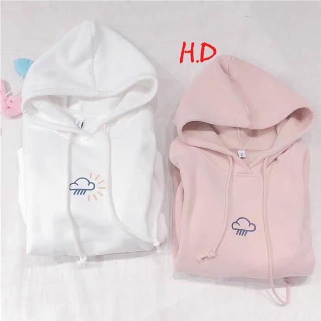 [GIẢM SỐC] Áo hoodie mây mưa in ngực HDA1120