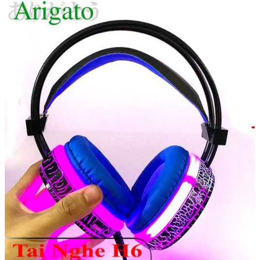 Tai nghe vi tính,tai nghe led đổi màu H6 | BigBuy360 - bigbuy360.vn