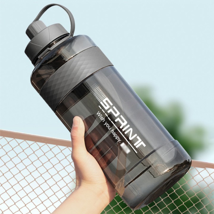 Bình Đưng Nước Thể Thao 1000ML Có Ông Hút Có Dây Đeo Hông  Bình Nước Tập Gym DBKP