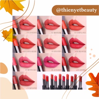 Son thỏi lì mềm mịn môi Real Fit Matte Lipstick