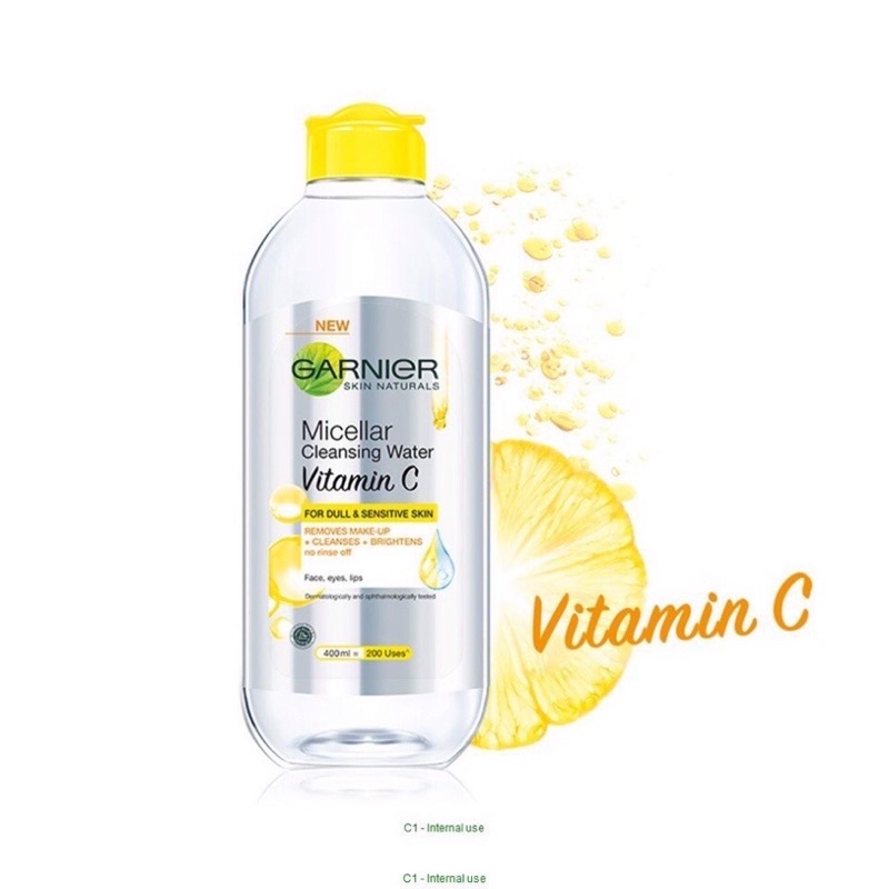 Nước Tẩy Trang Garnier Vitamin C Làm Sáng Da 400ml