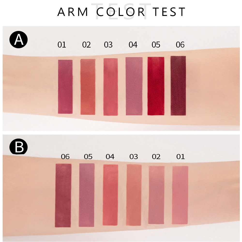 [Hàng mới về] Bộ 6 son kem lì lâu trôi dạng lỏng không khô môi MIHAN1