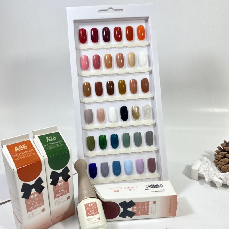 Sơn gel UK cao cấp công nghệ Nhật Bản - siêu đặc mướt 36 màu