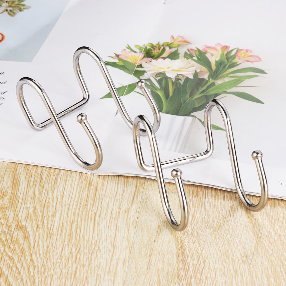 Giá Treo Đồ Dùng Nhà Bếp Hình Chữ S Bằng Thép Không Gỉ Tiện Dụng
