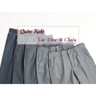 Quần kaki nam 0 ly Classic Cao Cấp Vĩnh Tiến 475 - Vải co giãn 4 chiều