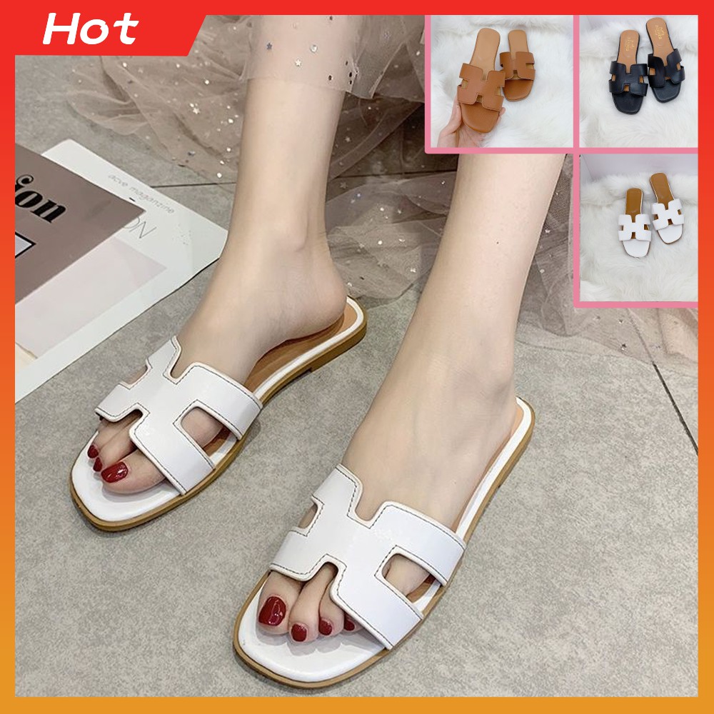 Dép Quai Ngang Chữ H 3 màu Nữ Siêu Đẹp