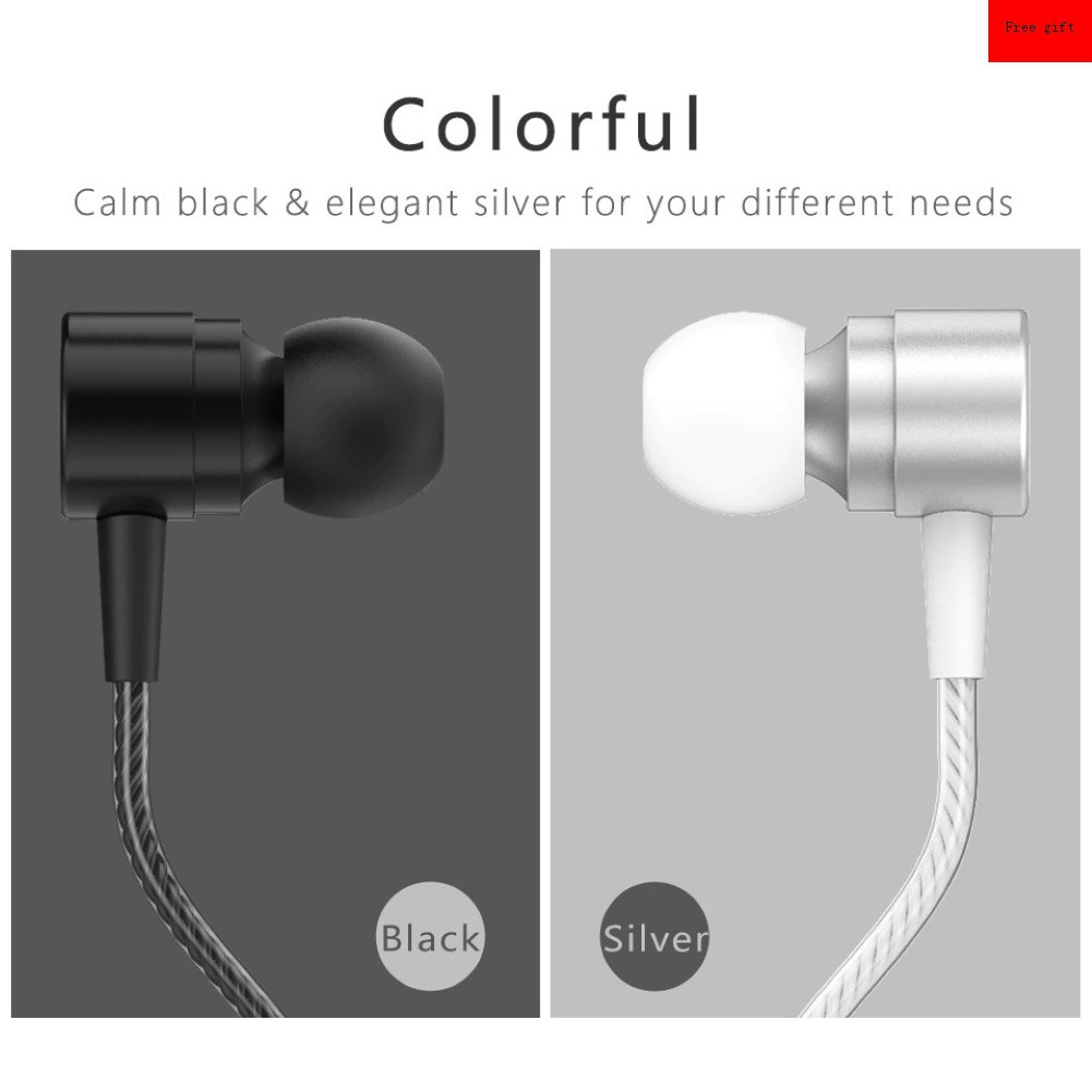 Tai Nghe Nhét Tai D1 Có Micro Jack Cắm 3.5mm