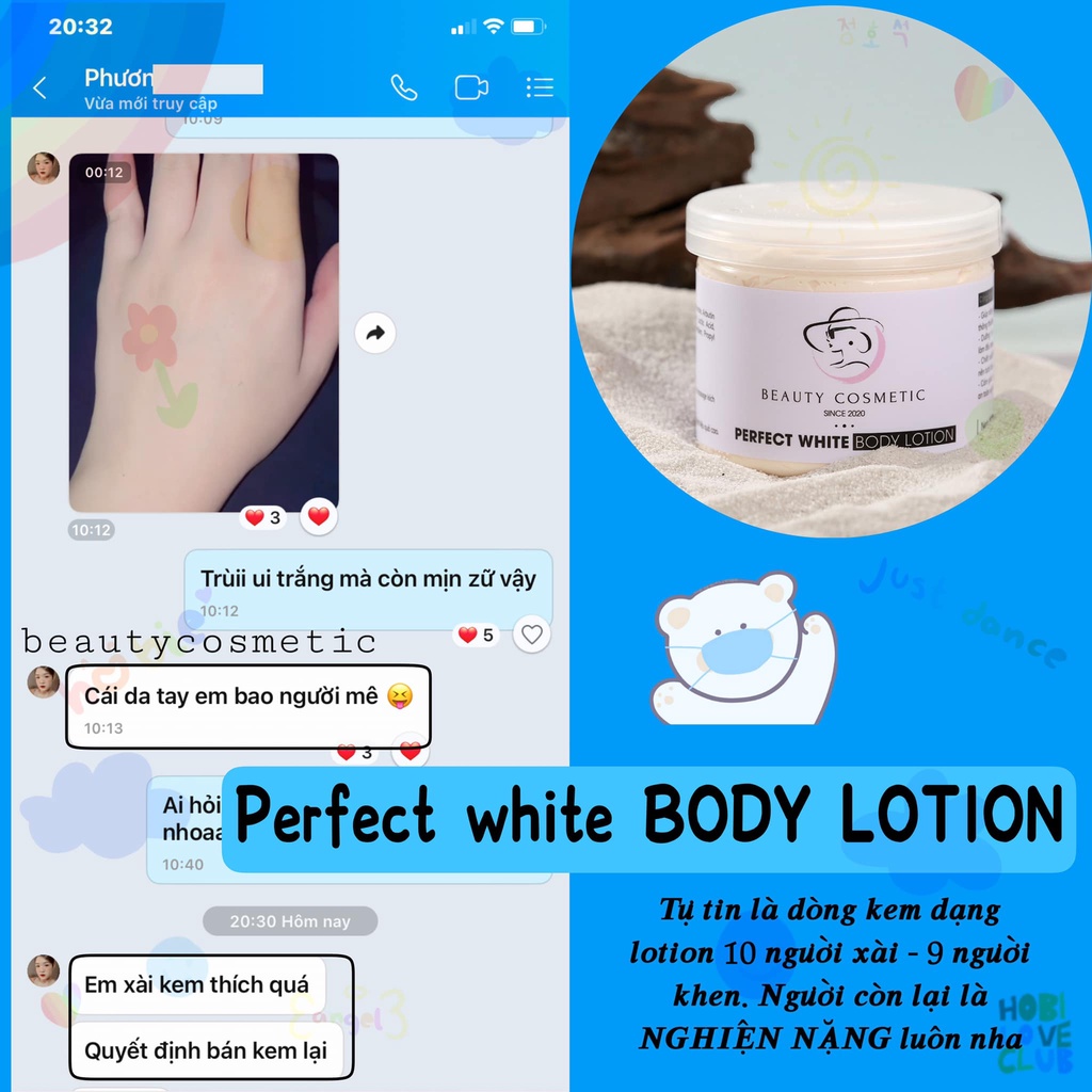 KEM DƯỠNG TRẮNG DA PERFECT WHITE BODY LOTION 500GRAM | BigBuy360 - bigbuy360.vn