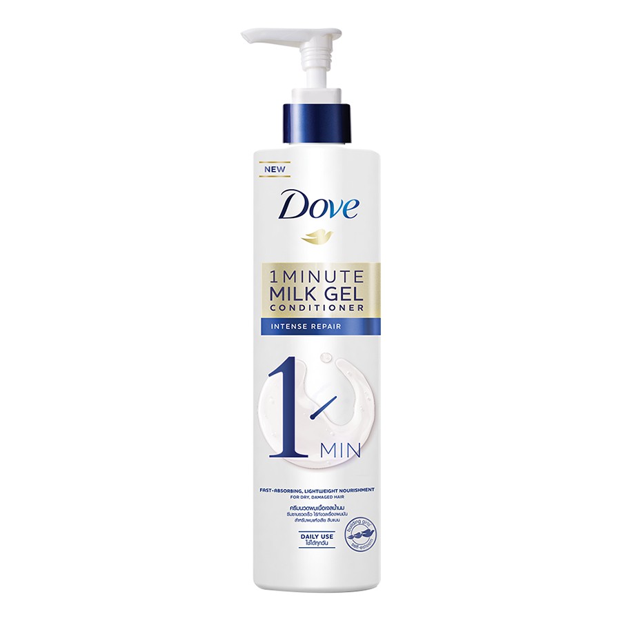 Kem Xả Dove Phục Hồi Hư Tổn 1 Phút Dạng Gel Sữa Dưỡng (150ml)