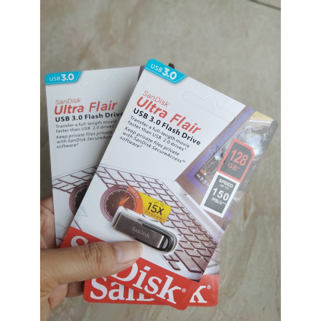 Usb 3.0 Sandisk Cz73 128gb Ultra Flair
