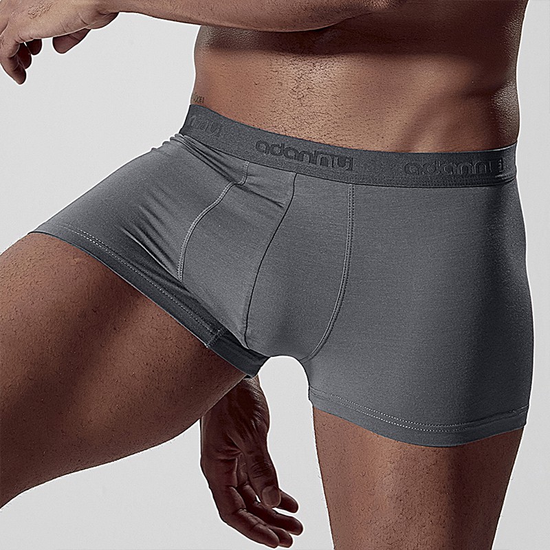Quần lót nam ADANNU AD306 kiểu boxer bằng vải cotton thoáng khí màu sắc thời trang