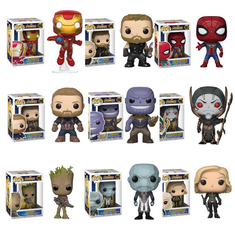 Funko Pop Mô Hình Đồ Chơi Nhân Vật Siêu Anh Hùng Marvel l03