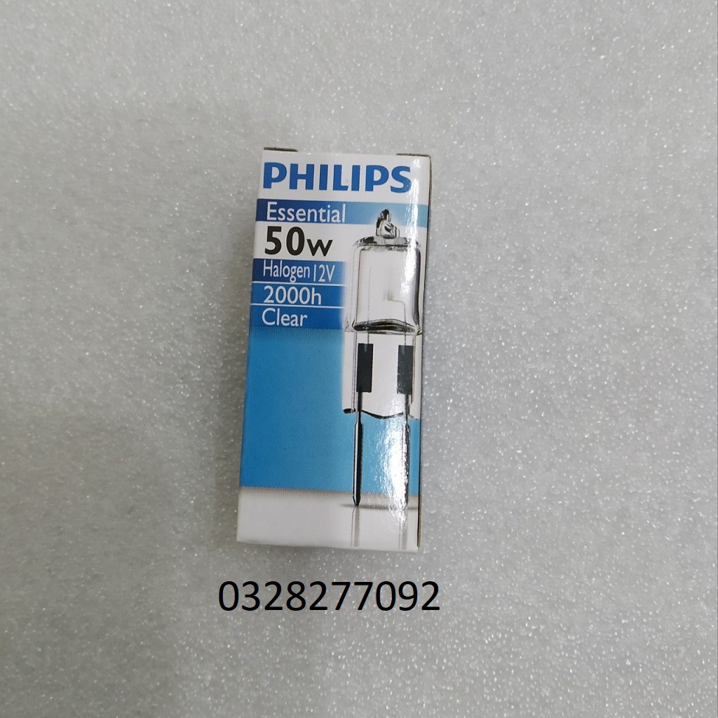 [BÓNG ĐÈN][SALE ] Bóng đèn halogen tim đứng 12V 50w 64440S, GY6.35, Osram