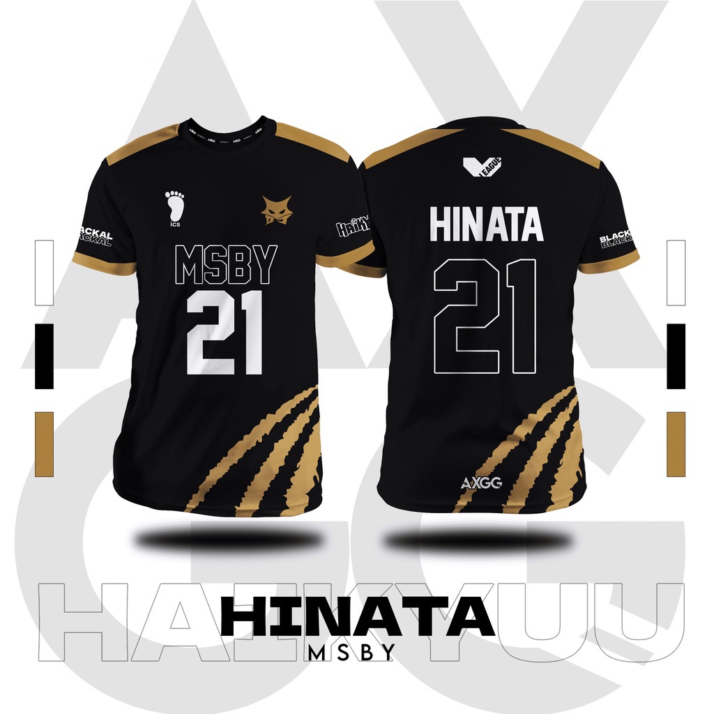 Ready stock jersey haikyuu - msby 'anime shirt