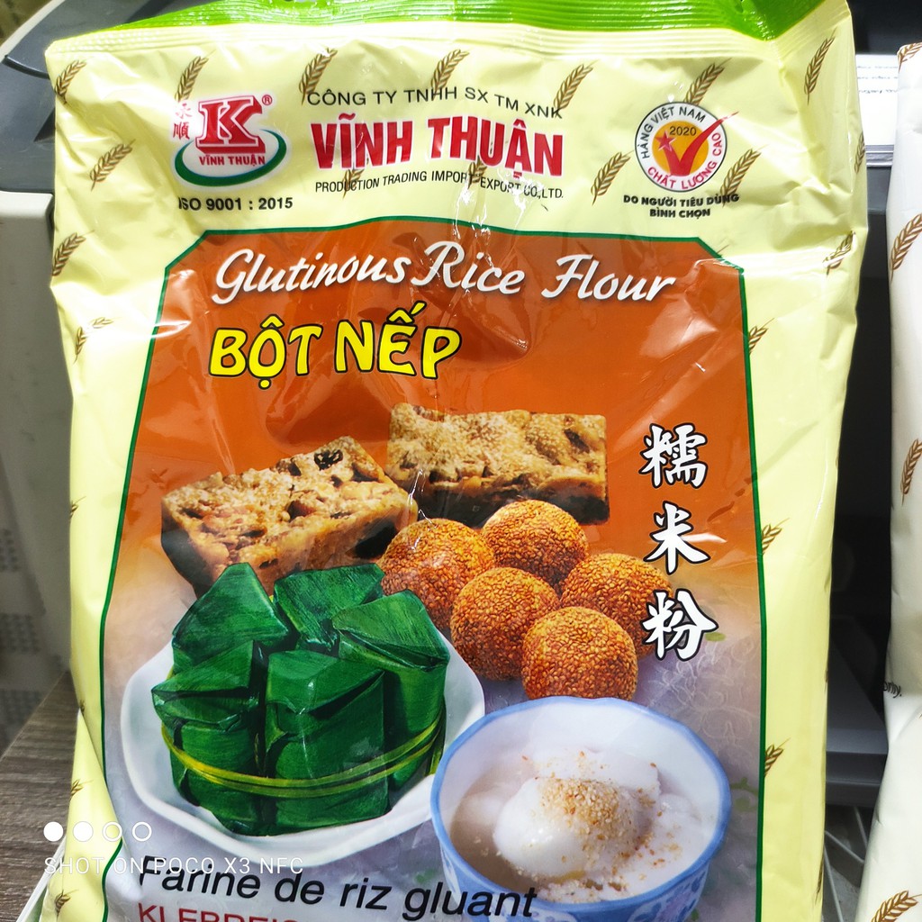 Bột năng, bột gạo, bột nếp, bột khoai tây, bột bắp - gói 400g nấu chè - ảnh sản phẩm 4