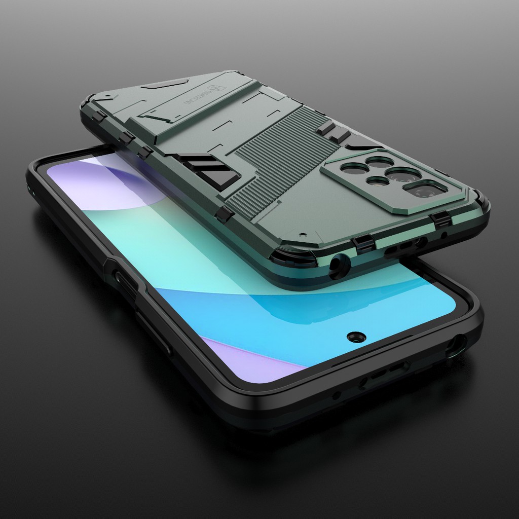 Ốp lưng Xiaomi Redmi 10 / Redmi 10C / Redmi A1 Iron Man Ver 2 chống sốc giá đỡ chân chống xem phim bảo vệ camera