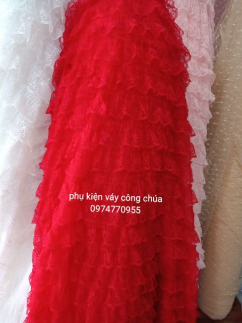 Vải Ren tầng.