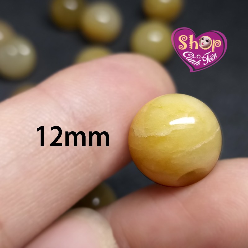 [Mã FAMAYFA giảm 10K đơn 50K] Hạt Đá Vân Vàng Nâu Rất Đẹp 8-13mm làm vòng tay | BigBuy360 - bigbuy360.vn