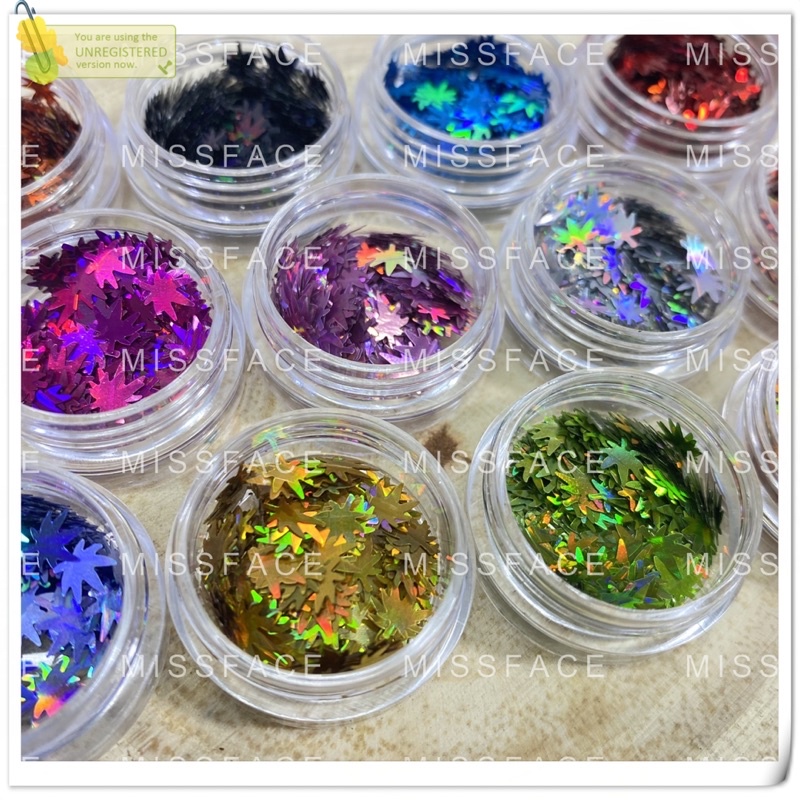 Sét lá phong set trang trí ẩn nail