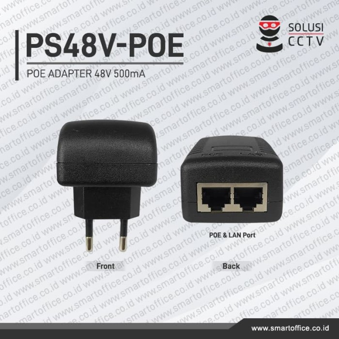 Poe Adapter Nguồn 48v Ethernet Poe 48v Cctv Camera Ip