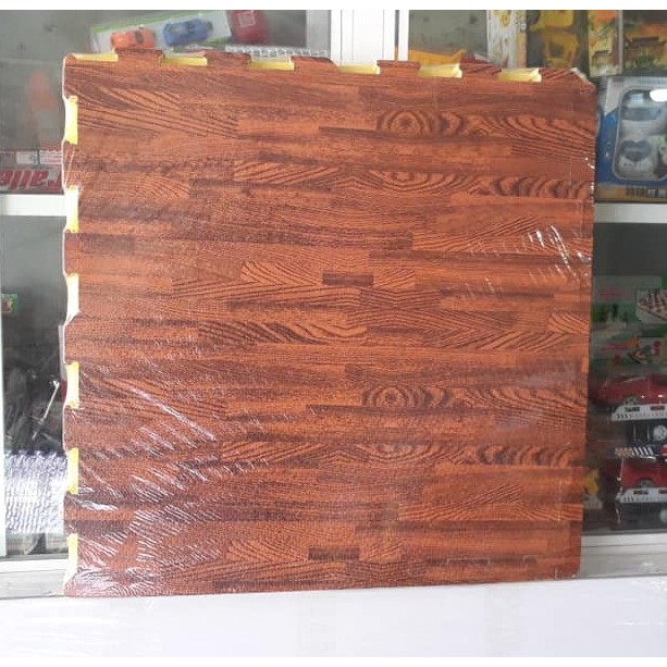 [NHẬP TOY30K] Thảm xốp vân gỗ 1 bộ 6 miếng 60x60cm (Thảm xốp lót nhà trải sàn)