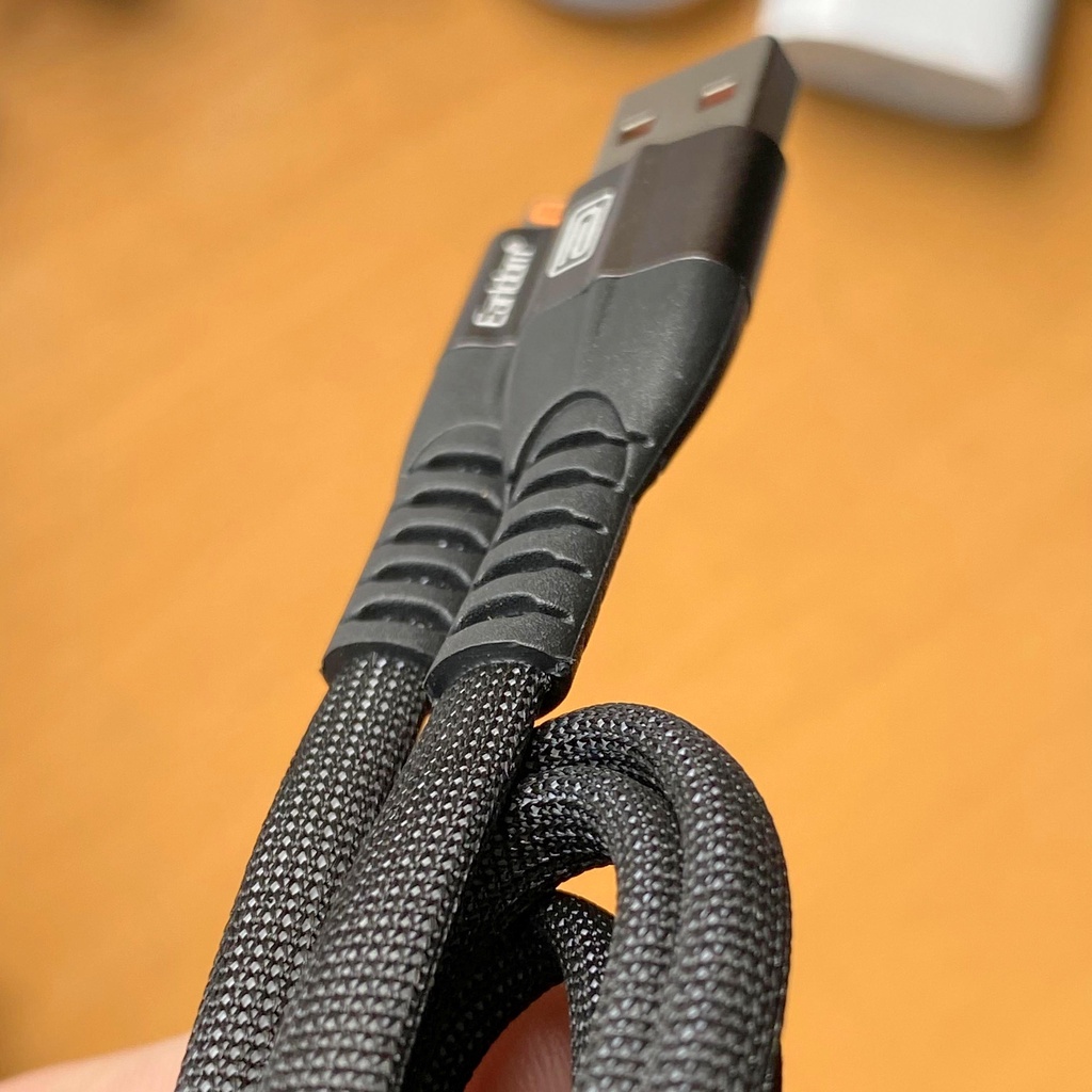 Dây cáp sạc nhanh Iphon 077, Samsung, Typec, micro - dây xạc bọc dù dài 1m Earldom EC KLH