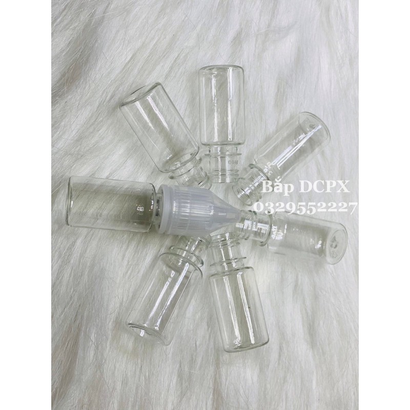 Lọ chiết nhựa 10ml nắp trắng - Bắp dcpx