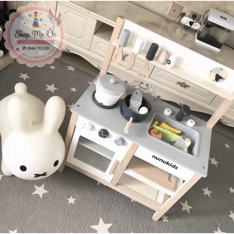 Đồ chơi gỗ - Đồ chơi nhà bếp Nunukids cao 73cm ( Hàng có sẵn)