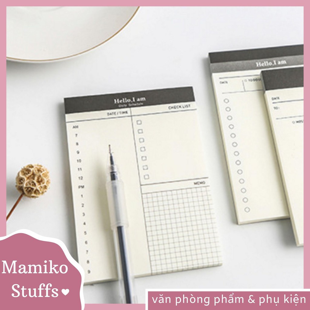 GIẤY NOTE GHI CHÚ TODO LIST
