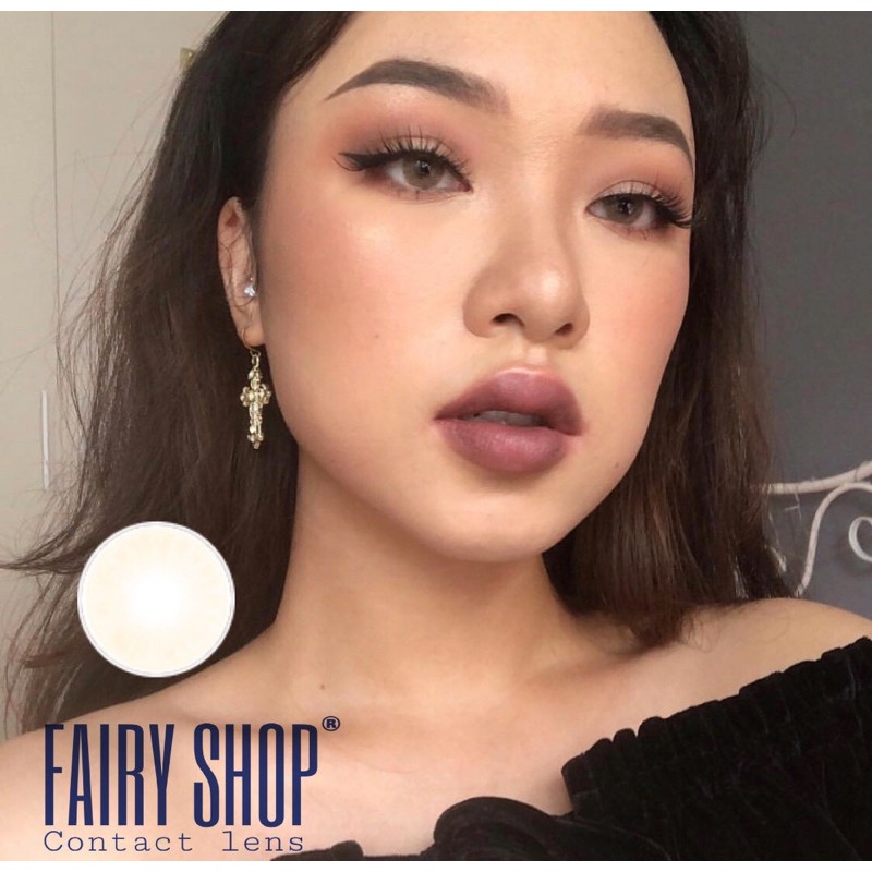 Kính Áp tròng HD1 brown 14.0 - Kính Áp Tròng FAIRY SHOP CONTACT LENS độ 0 đến 7