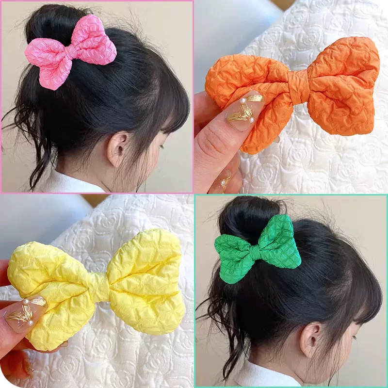 Kẹp Tóc Nơ Score Cao Cấp Phong Cách Nhật Hàn Dễ Phối Đồ Cho Nữ