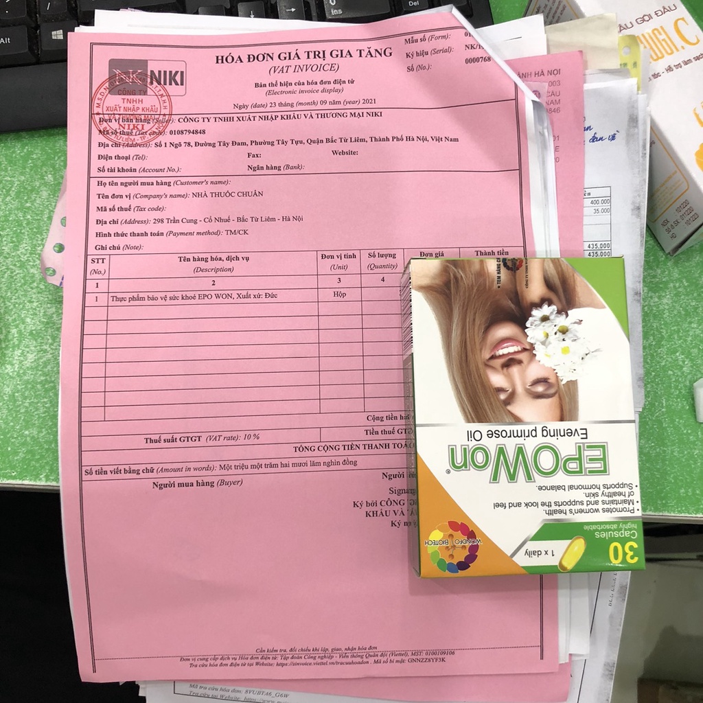 Epowon evening primrose oil