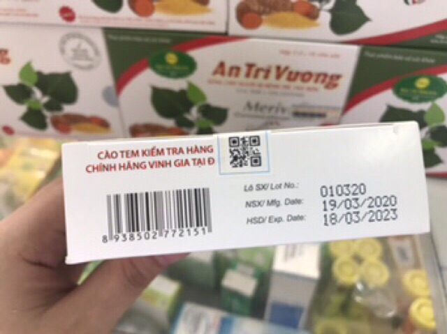 ✅ AN TRĨ VƯƠNG xoa tan nỗi lo bện trĩ hộp 30 viên