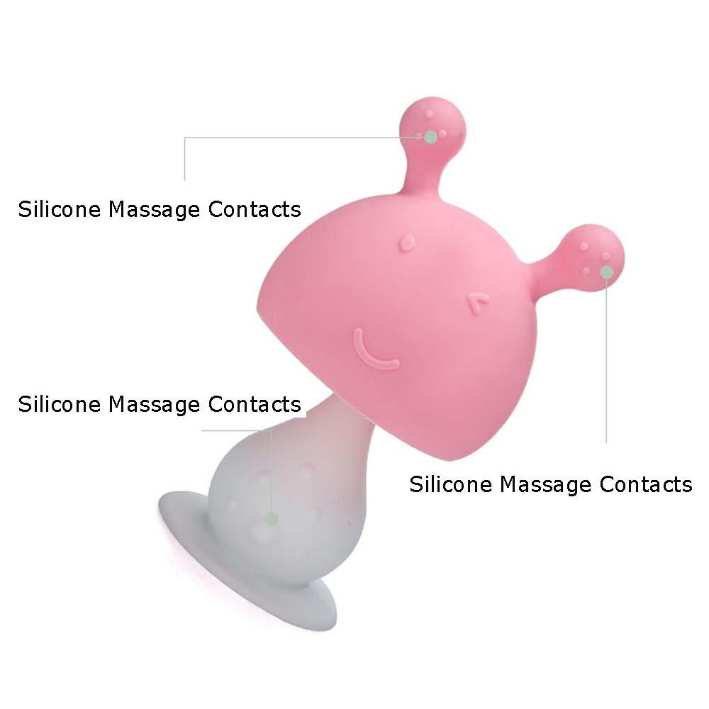 Đồ Chơi Ngậm Mọc Răng Bằng Silicone Hình Hoạt Hình AUGUSTINA Đáng Yêu Cho Trẻ