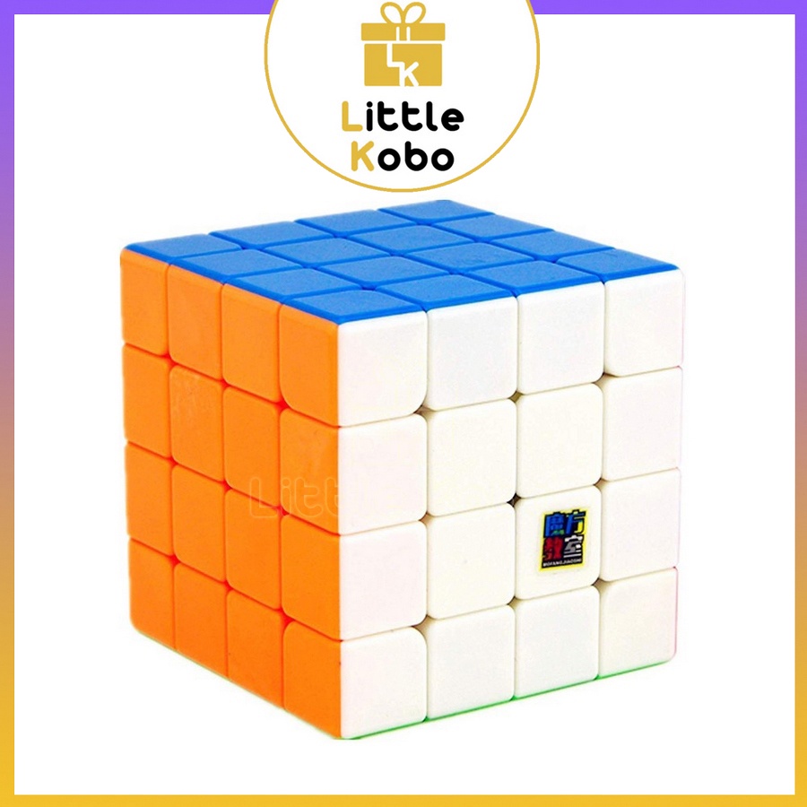 Rubik 4x4 Stickerless MoYu MeiLong MFJS Rubic 4 Tầng 4x4x4 Đồ Chơi Thông Minh