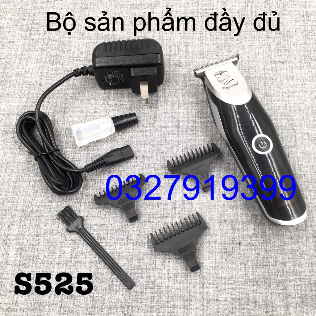 ✅freeship✅ Tông đơ cạo viền cao cấp S525 ( TĂNG TỐC )