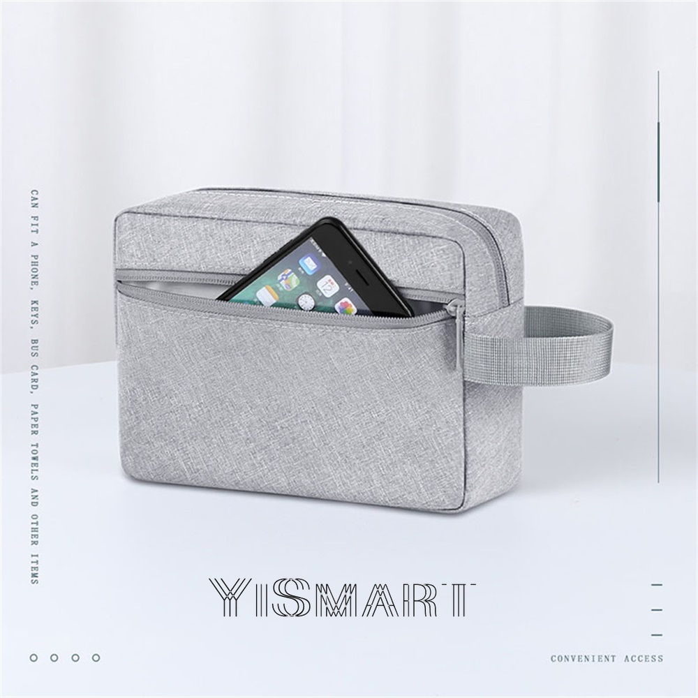 Túi Đựng Tai Nghe/Sạc Dự Phòng/Sạc USB Có Khóa Kéo Mang Đi Du Lịch Tiện Lợi