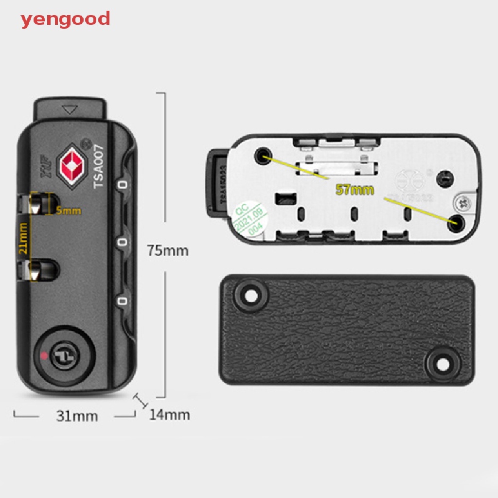 Ổ Khóa Mật Khẩu TSA007 Chống Trộm Chất Lượng Cao