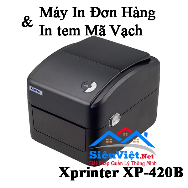 Máy In Đơn Hàng TMĐT Máy In Tem Mã Vạch Xprinter XP-420B Bản USB