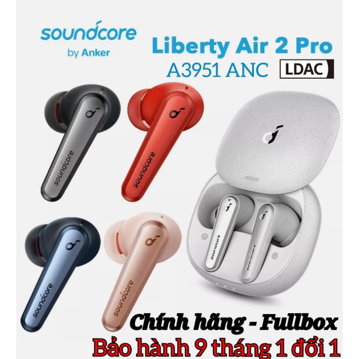 [Mã ELHACE giảm 4% đơn 300K] Tai nghe Bluetooth Anker Soundcore Liberty Air 2 Pro A3951