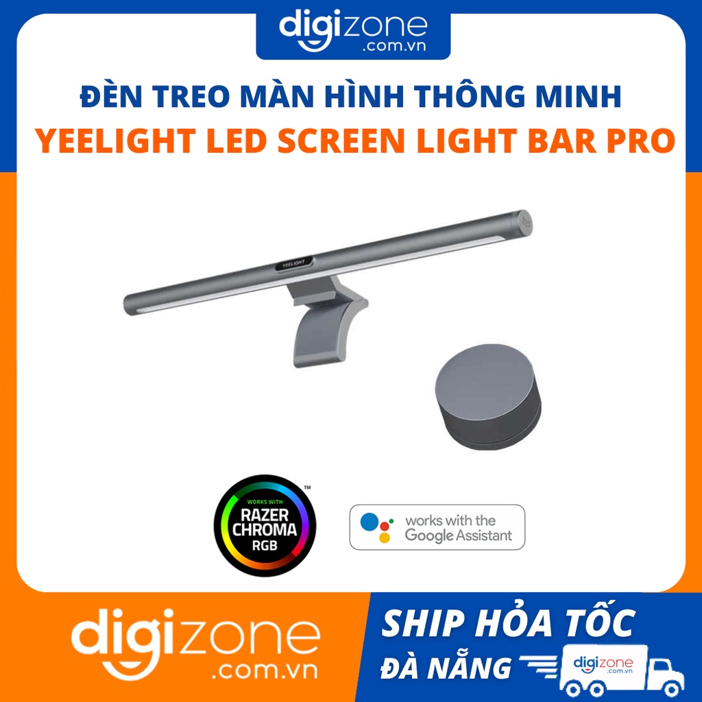 Đèn treo màn hình thông minh Yeelight LED Screen Light Bar Pro, chuẩn U.S - Tương thích với Razer Chroma và OverWolf
