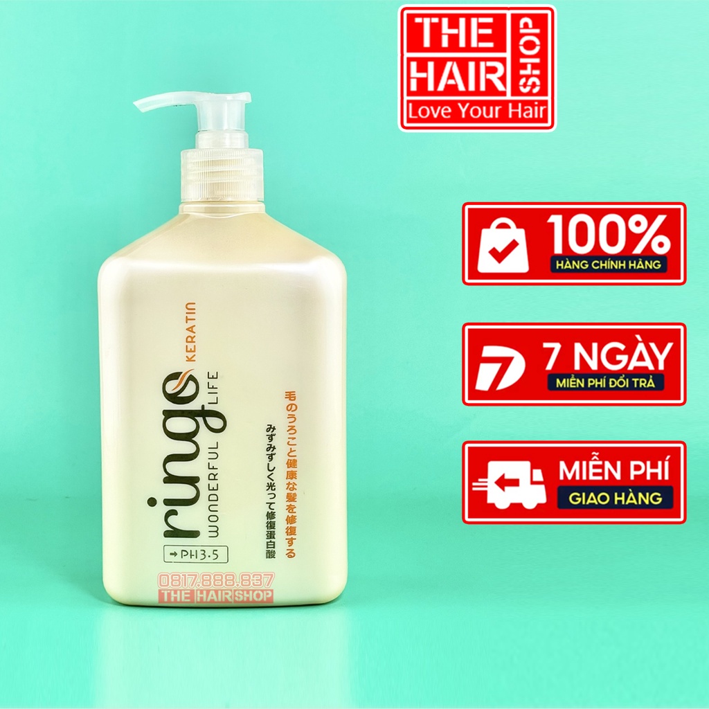 Kem Hấp Ủ Tóc Phục Hồi Hư tổn Siêu Mềm Mượt Hương Nước Hoa Ringo 550ml, giải pháp chăm sóc tóc tại nhà đơn giản hiệu quả