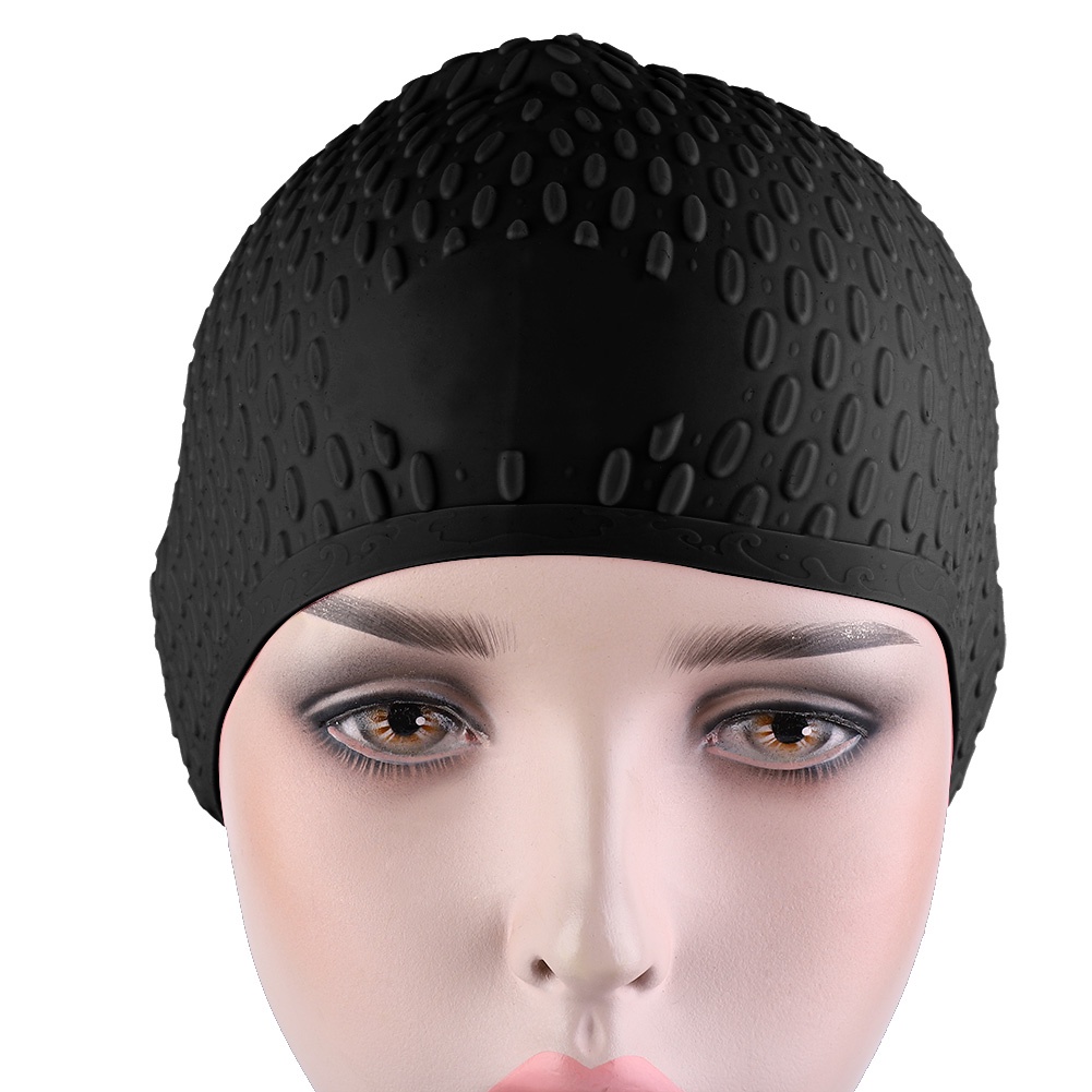 Hàng Hot Mũ bơi silicon Unisex Linh hoạt chống thấm nước Mũ bơi cho người lớn Mũ bơi Hàng giao ngayVermont055
