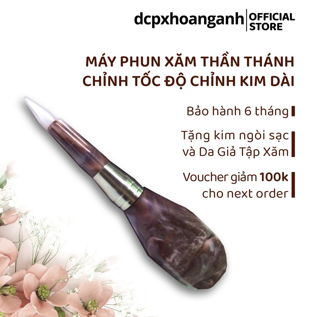 Máy Xăm Thần Thánh Chỉnh Tốc Độ Chỉnh Kim Dài | Máy Xăm Thẩm Mỹ