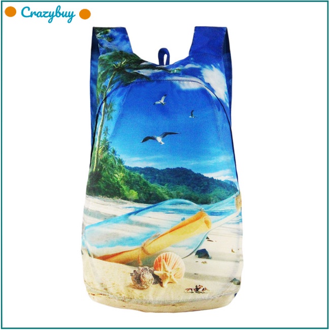 Cr Ba Lô Du Lịch Siêu Nhẹ Chống Thấm Nước Có Thể Gấp Gọn Tiện Dụng