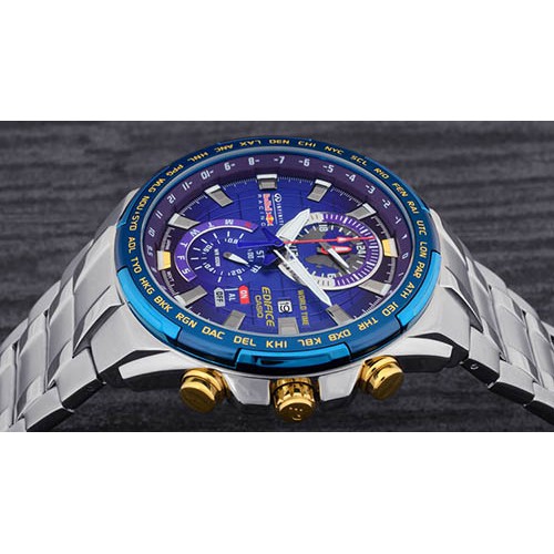 Đồng Hồ Nam Casio Edifice EFR-539D-1A2VUDF Dây Kim Loại - Nền Mặt Màu Xanh - Phiên B