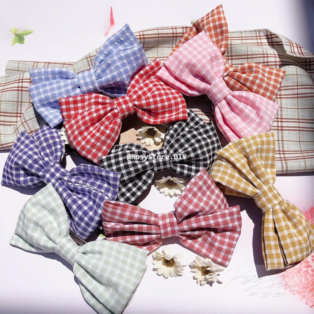 KẸP NƠ TO CARO TIỂU THƯ, PHỤ KIỆN TÓC ULZZANG, HÀNG ĐẸP GIÁ RẺ