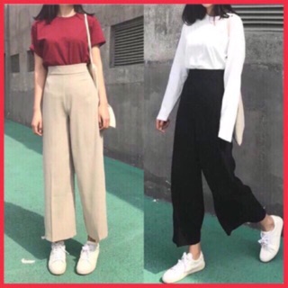 Bán sỉ quần ống rộng khoá sườn