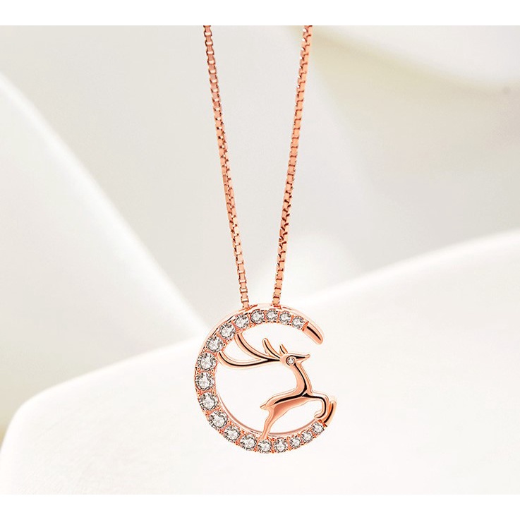 Dây chuyền nữ mạ bạc 925 đẹp thanh mảnh cao cấp trang sức CINLA DC041