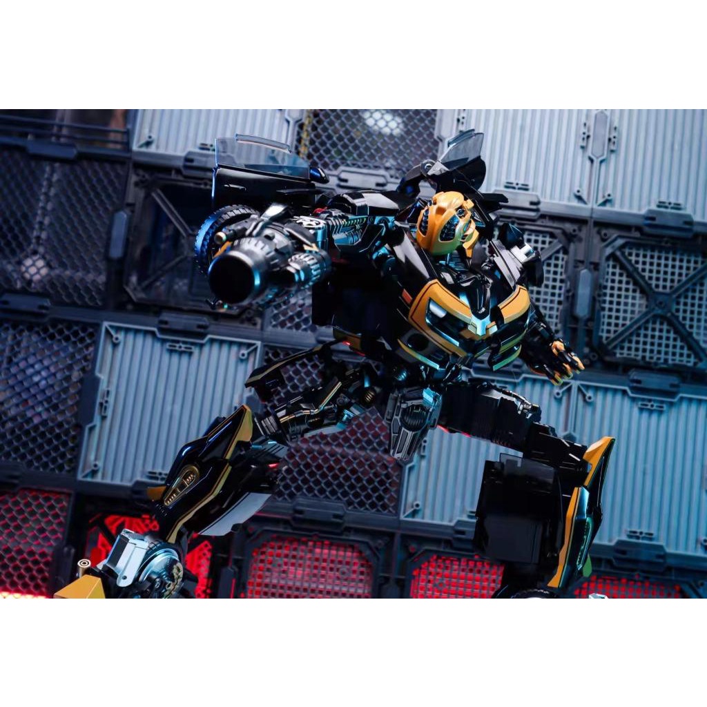 Mô hình BumbleBee BB02  Black Warrior, đồ chơi Tranformer người máy lắp ráp  BB-02 Black Mamba Robot ô tô BB 02